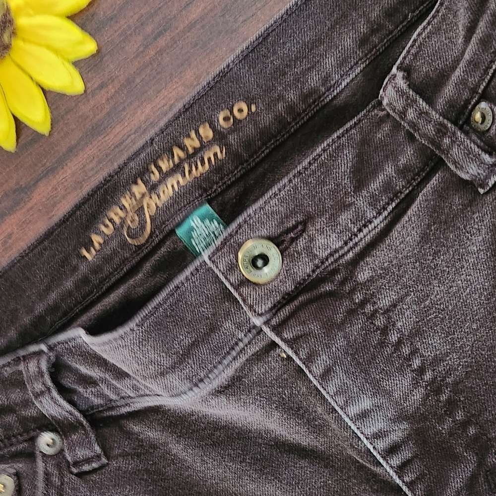 LRL BROWN STRAIGHT LEG JEANS - Picture 2 of 7